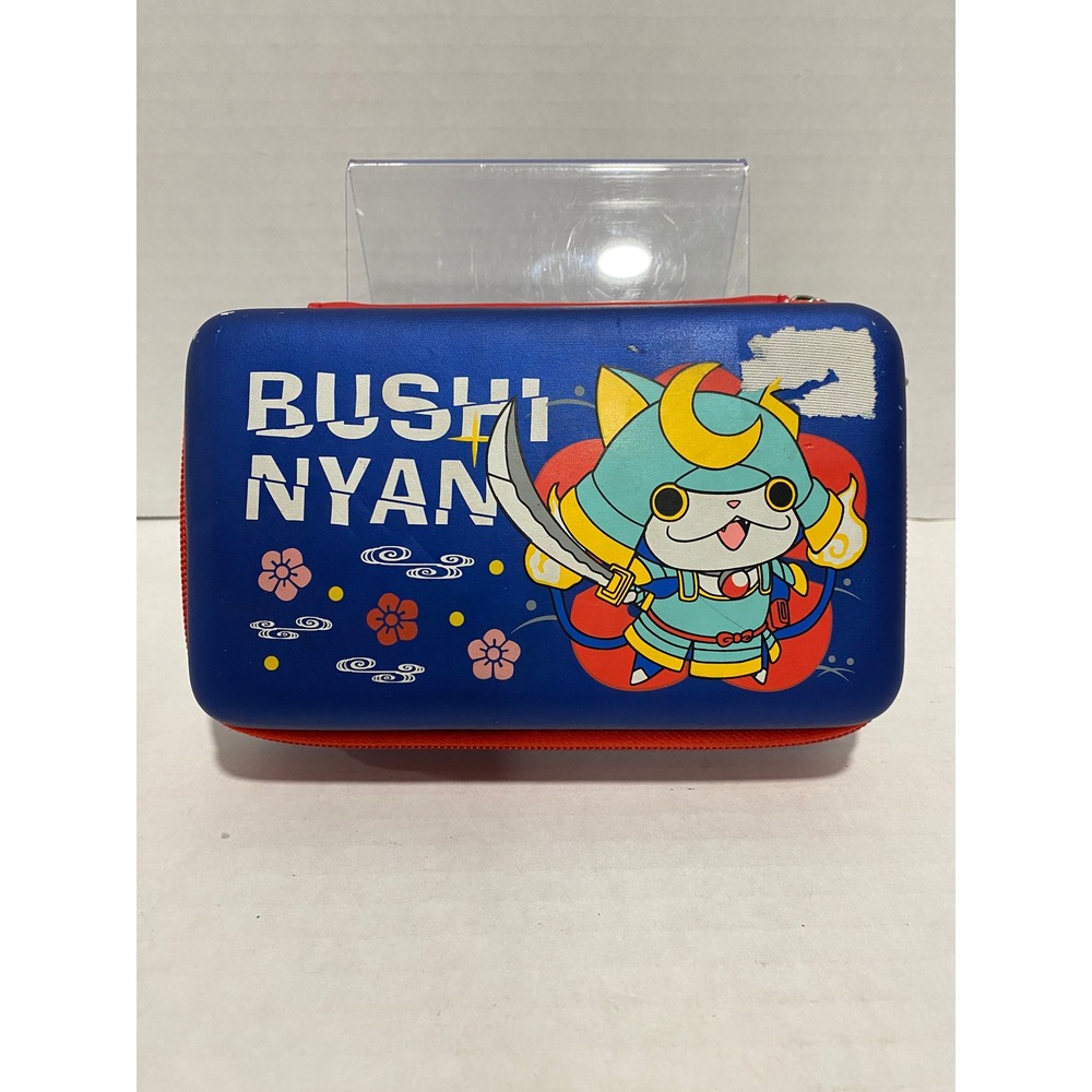 Nintendo 3DS LL Case Yo-kai Watch Bushinyan Blue Red Hard Shell Pouch